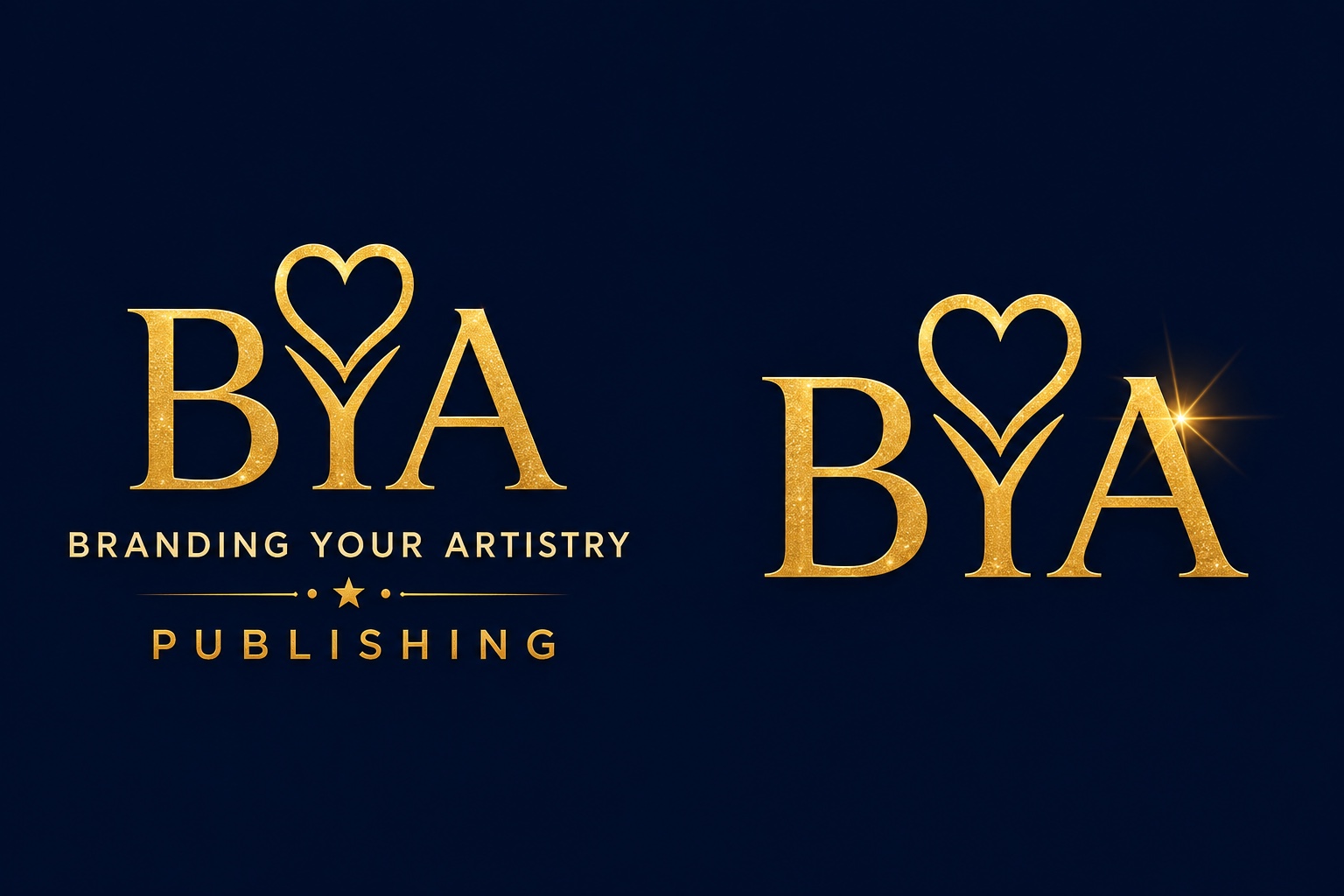 Gold Branding Your Artistry mark